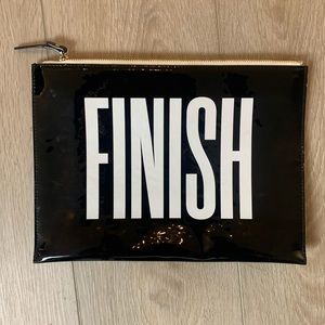 Kate Spade black and white Start Finish Rare handbag